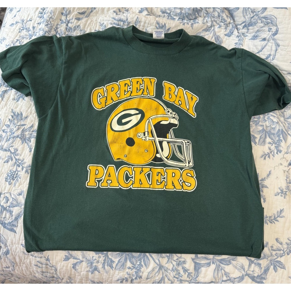Vintage, 90s, Green Bay Packers Wisconsin NFL Graphic T-Shirt, oversized, sz XXL